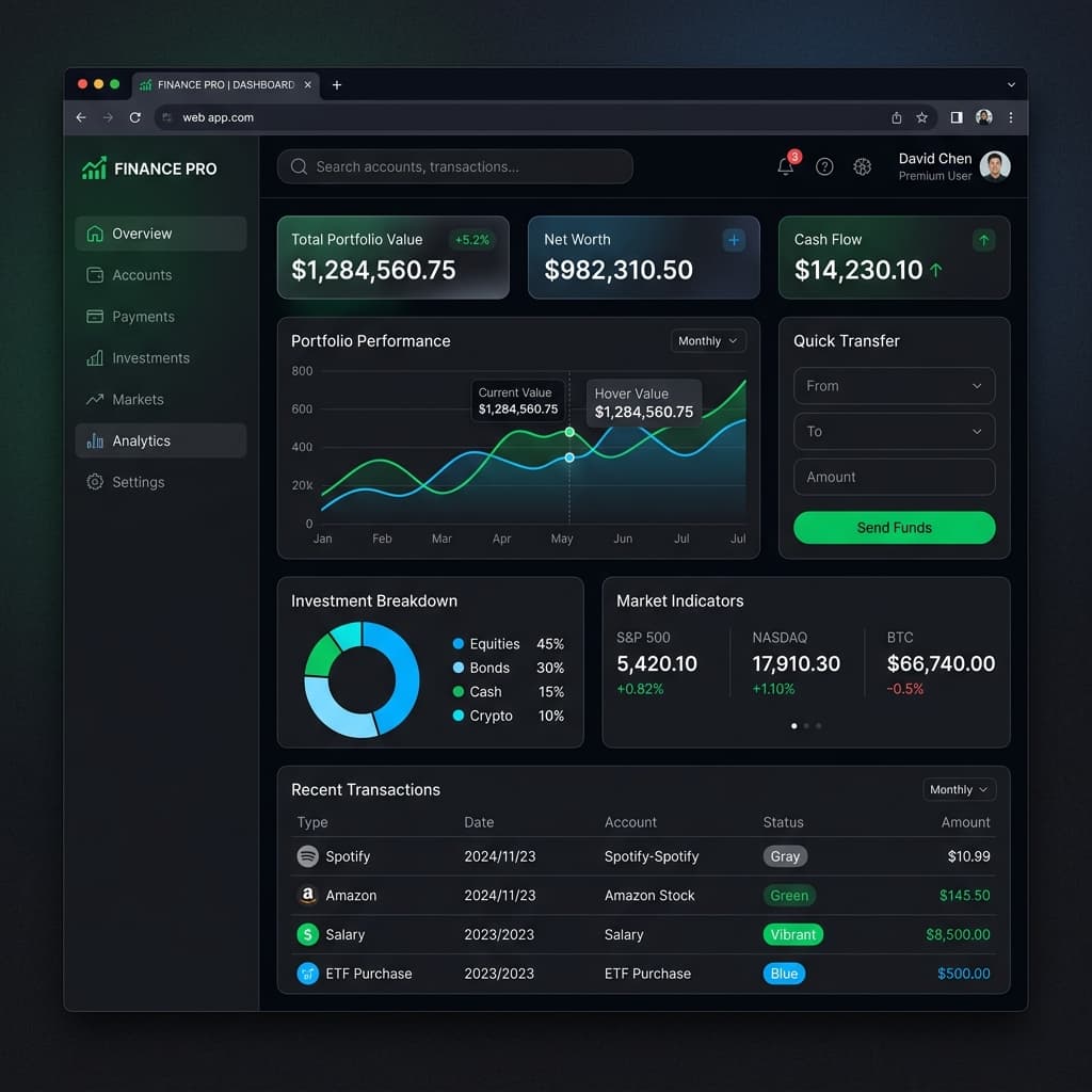FinTech Dashboard